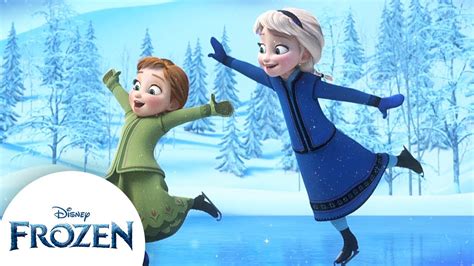 Anna & Elsa's Winter Wonderland | Build a Snowman, Ice Skate & More ...