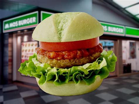 MOS Burger Debuts New 100% Vegan Green Burger In Japan