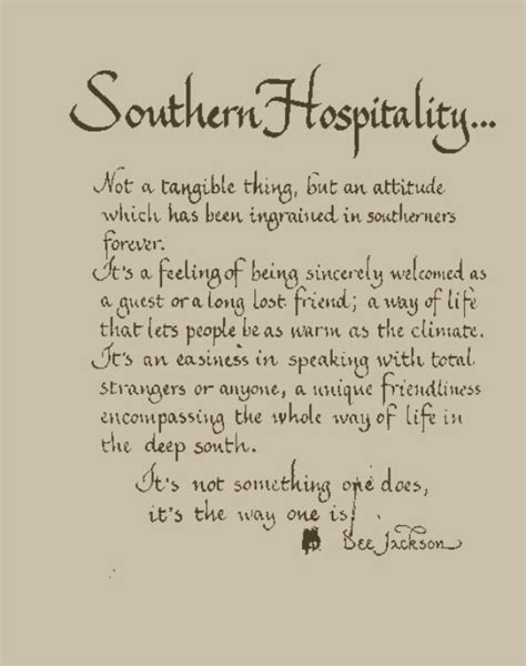 Southern Hospitality Quotes. QuotesGram