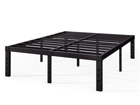 FSCHOS Bed-Frame-Queen, 12 Inch Metal Platform Queen-Size-Bed-Frame No Box Spring Needed, Heavy ...