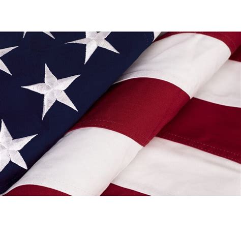 Anley Memorial Flag USA Burial Casket Flags 5-ft W x 9.5-ft H American ...