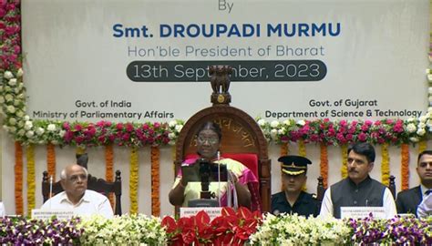 President Murmu launches Gujarat Legislative Assemblys NeVA Digital ...