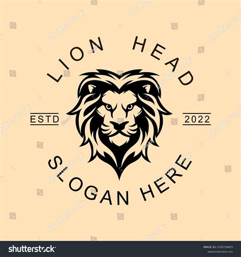 Angry Lion Icon Vector Logo Design Stock Vector (Royalty Free ...