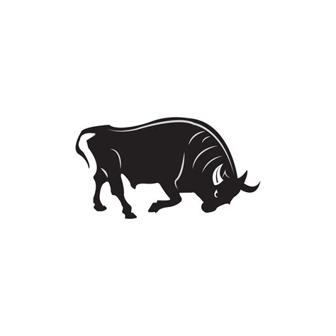 bull icon logo vector 11335884 Vector Art at Vecteezy