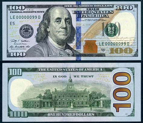 2009A $100 Federal Reserve Note Number 99 Ninety Nine Kalvin Jack Hollenbeck IRRRR USARare 11-10 ...