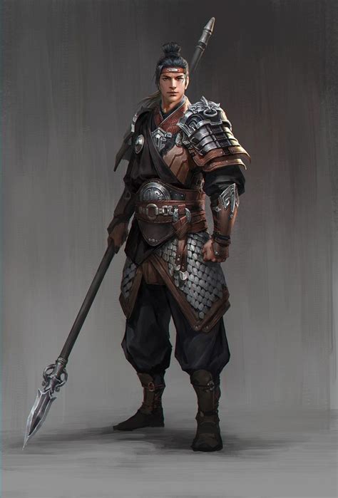 Pin by Unsu on D&D PCs or NPCs | Chinese warrior, Concept art ...