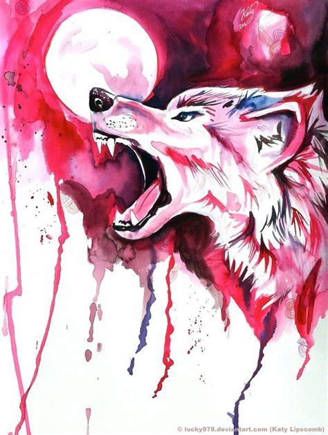 Blood Wolf by Lucky978 on DeviantArt | Wolf art, Animal art, Best artist