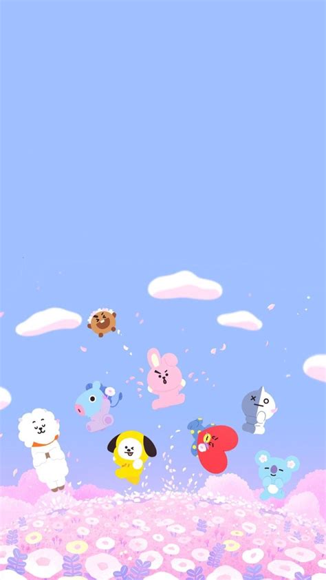 BT21 Aesthetic Wallpapers - Wallpaper Cave