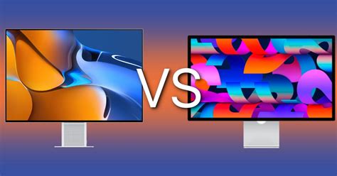 Comparativa Huawei MateView vs Apple Studio Display