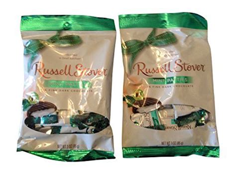 Russell Stover Mint Patties in Fine Dark Chocolate Pack of 2 (3 Oz Each) by Russell Stover ...