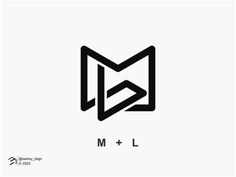 ML Monogram logo Concept! by santuy_dsgn on Dribbble