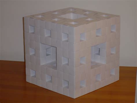 Menger Sponge (level 2) - Origami by Michał Kosmulski