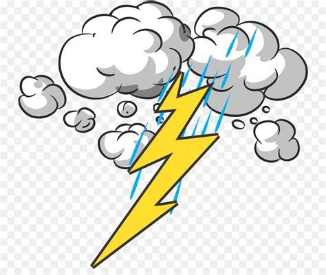 Thunderstorm clipart tunder, Thunderstorm tunder Transparent FREE for ...