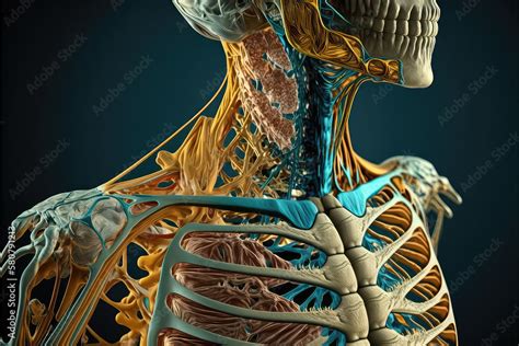 AI Human Body Anatomy Stock Illustration | Adobe Stock