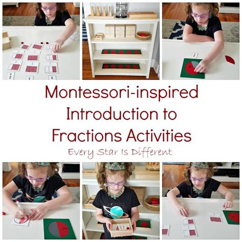 Montessori-inspired Introduction to Fractions Activities - Every Star ...