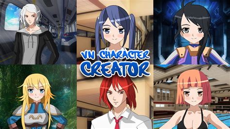 Visual Novel Character Creator - VN Character Creator app by Game Dev Assets