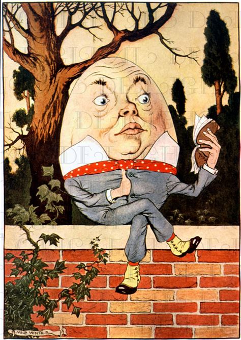 From FIRST Edition. Humpty Dumpty Reads a Good Book. ALICE in Wonderland DIGITAL Download ...