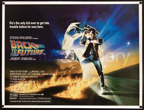 Back to the Future Vintage British Movie Poster