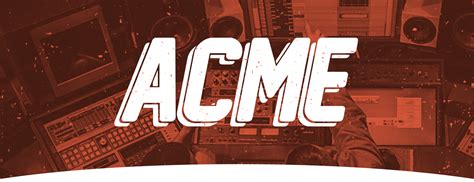 ACME: Music Company on Behance