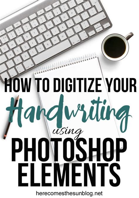 How to Digitize Your Handwriting - My Craftily Ever After