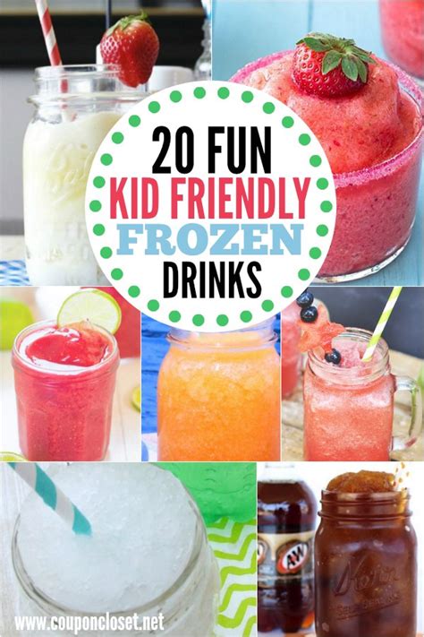 Kid Friendly Frozen Drink Recipes - 20 Recipes to cool down this summer