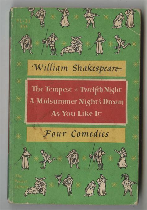 William Shakespeare: Four Comedies-Tempest,12'th Night,As Yo (Pocket PL-31,1955) - Antiquarian ...