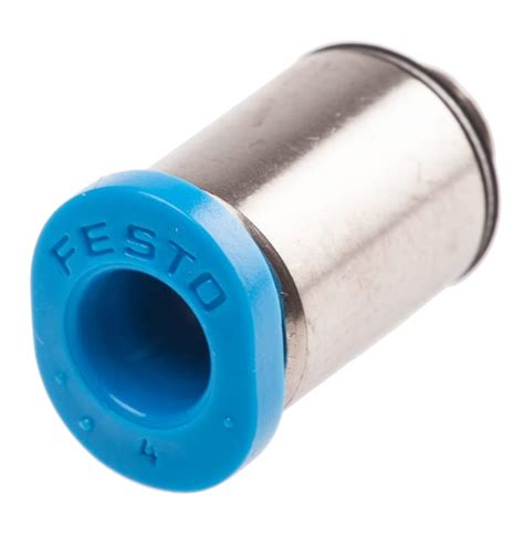 QSM-M5-4-I Festo | Festo QS Series Straight Threaded Adaptor, M5 Male ...