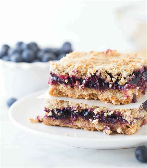 Blueberry Crunch Bars - Southern Plate