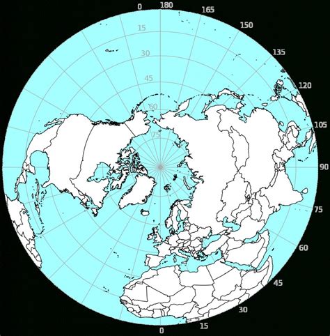 Northern Hemisphere - Wikipedia With Printable World Map With ...