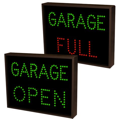 LED Parking Sign GARAGE / OPEN / FULL 15982 | Lightbox Shop