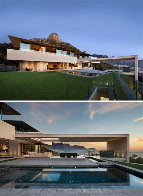 This Home In Cape Town Has 360 Degree Mountain And Sea Views | Modern architecture house ...