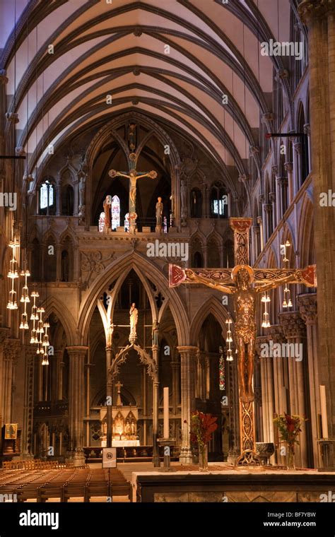 Trondheim cathedral interior hi-res stock photography and images - Alamy