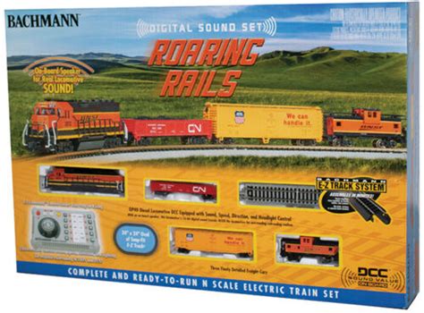 Bachmann N Scale Roaring Rails BNSF Train Set w/DCC E-Z Comm Controller BAC24132 22899241326 | eBay