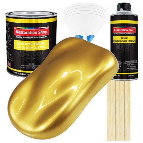 Anniversary Gold Metallic Acrylic Enamel Auto Paint - Complete Gallon ...