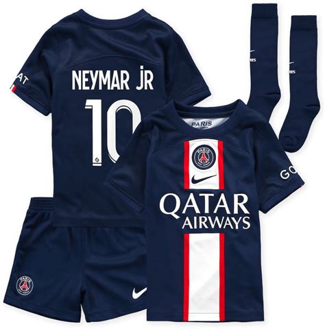 Neymar Jr PSG 22/23 Home Kids Kit - SoccerArmor