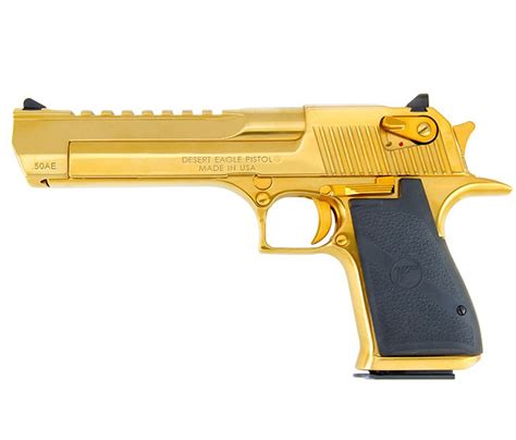 Desert Eagle .50 AE, Titanium Gold — Topspot Guns International Corporation