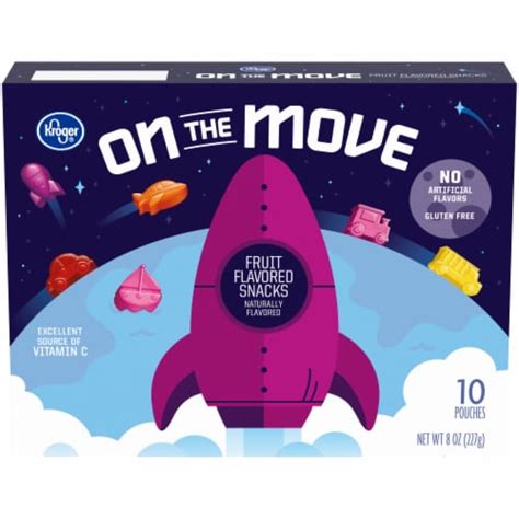 Kroger® On the Move Fruit-Flavored Snacks, 10 ct / 0.8 oz - Kroger