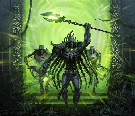 Necron Portal: Obedience - Art by Alexandr Elichev - 40K Gallery