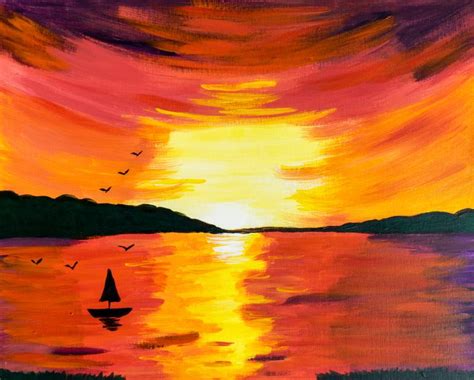 Hawaiian Sunset Painting by Tanya Lisser | Saatchi Art