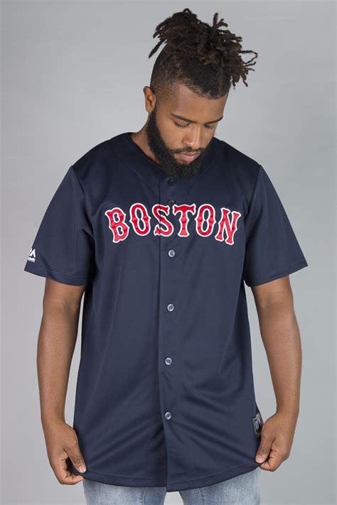 BOSTON RED SOX MLB REPLICA JERSEY - NAVY MENS | Stateside Sports