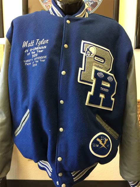 Pin by Mike Doyle on Rocklin High School Thunder Varsity Letterman Jackets | Varsity letterman ...