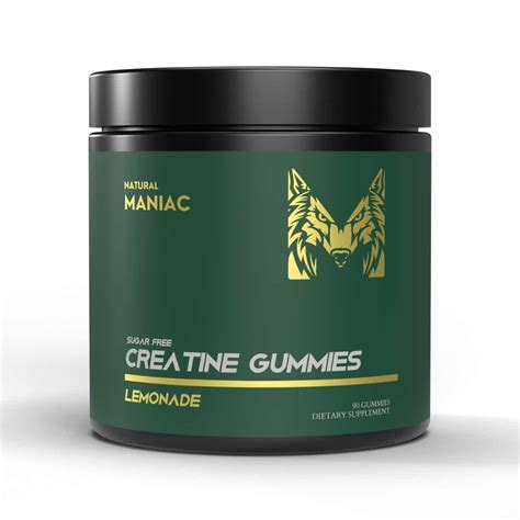 Creatine Monohydrate Gummies - Lemonade - Natural Maniac