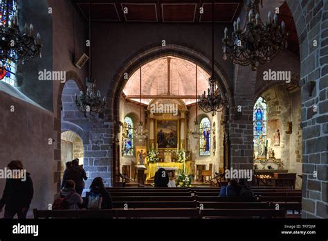 Inside mont st michel hi-res stock photography and images - Alamy