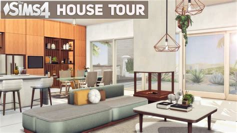 HOUSE TOUR | Modern Interior Design | No CC | the Sims 4 - YouTube