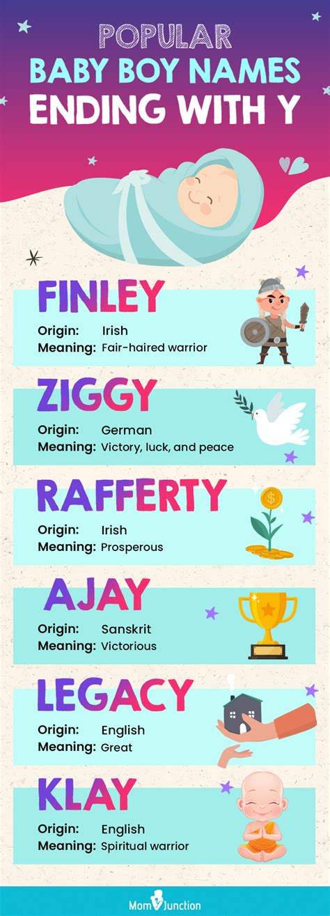 300 Popular Baby Boy Names Ending With Y And Their Meanings