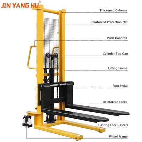 China Manual Pallet Stacker 1Ton 2 Ton Manufacturers, Suppliers - Factory Direct Price - JCS ...