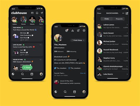 CLUBHOUSE APP DESIGN :: Behance