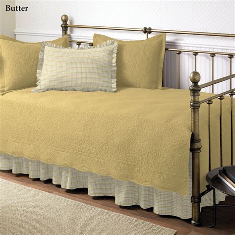 Trellis Plaid 5 pc Daybed Bedding Set