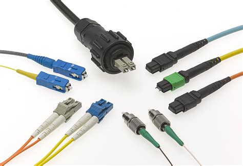 The fiber optic cable connectors do the job of mating or connecting ...