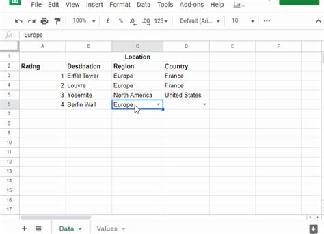 javascript - Multiple dependent drop-down lists in google sheets without script - Stack Overflow ...